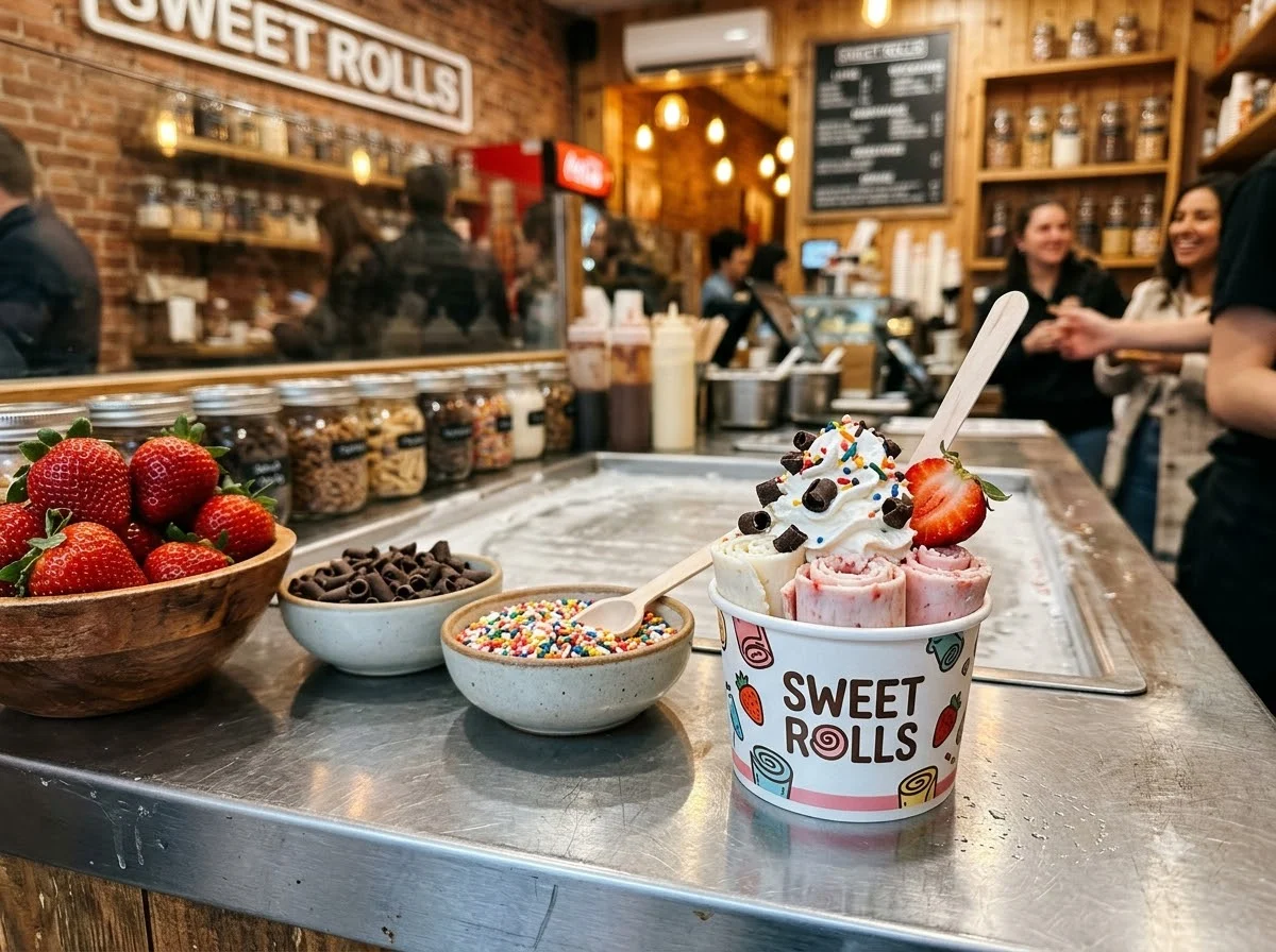 Fried Ice Cream & Sweet Shops
